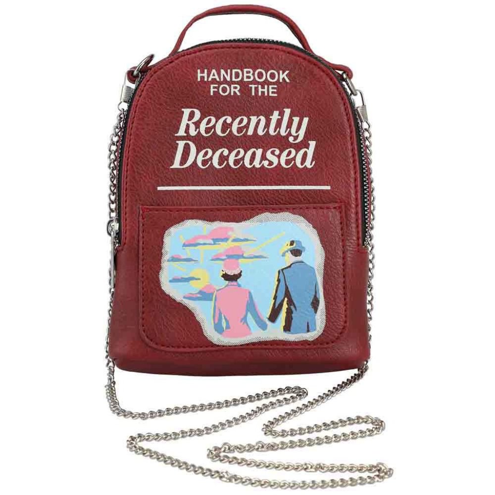 Handbook for the Recently Deceased Red Crossbody Bag
